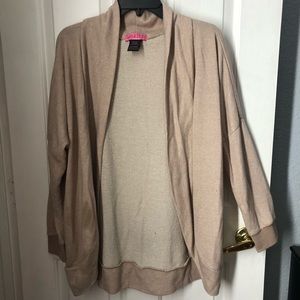 FINAL SALE - Sugar High Oatmeal Colored Cardigan